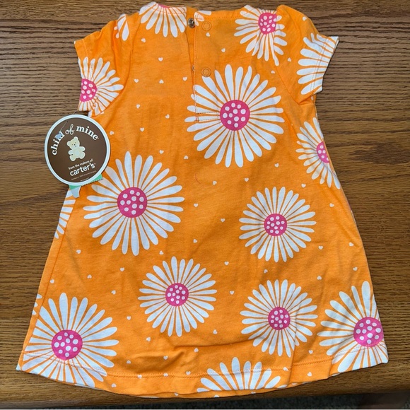 NWT Carter’s Dress set 6-9M 100% cotton made in Thailand - Picture 3 of 4